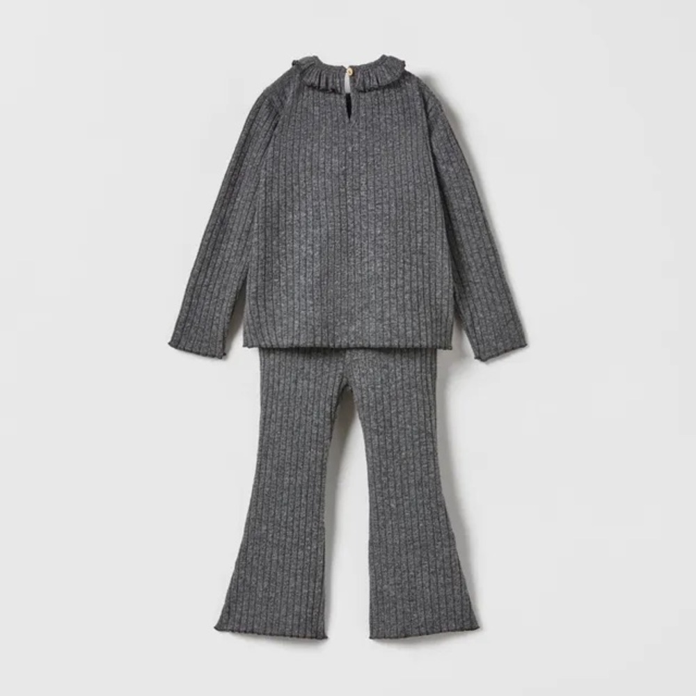 ZARA SOFT TOUCH RIBBED TRACKSUIT